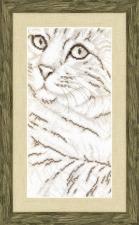 Чаривна Мить | Портрет кота. Размер - 14 х 27 см