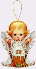 Butterfly | Игрушка из фетра Пасхальный ангелочек. Размер - 9 х 12 см