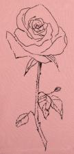 Панна | Садовая роза. Размер - 18 х 43 см