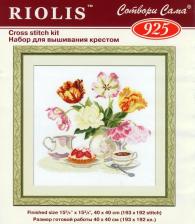 Риолис | Натюрморт с тюльпанами. Размер - 40 х 40 см