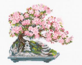 Риолис | Цветущий бонсай. Размер - 30 х 24 см