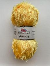 Пряжа Yumos​​​​​​​ (100% полиэстер, 100 гр/196 м),60012 жёлтый