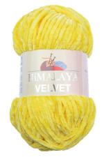 Пряжа Himalaya Velvet (100% полиэстер, 100 гр/120 м),90013 жёлтый