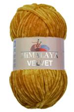 Пряжа Himalaya Velvet (100% полиэстер, 100 гр/120 м),90030 горчица