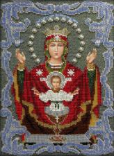 Икона Божией Матери "Неупиваемая чаша". Размер - 18,5 х 25,5 см.