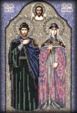 Икона Святые Петр и Феврония. Размер - 20 х 28 см.