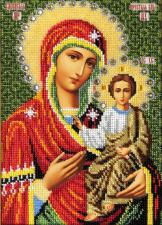 Смоленская икона Божьей Матери. Размер - 19 х 26 см.