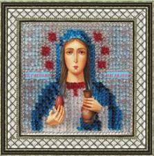 Икона Св.Равноап.Мария Магдалина (с акрил.рамкой).  Размер - 6,5 х 6,5 см.