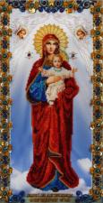 Икона Божией Матери "Благодатное небо". Размер - 22 х 43 см.
