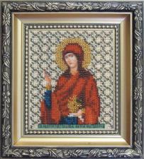 Икона св. Мария Магдалина. Размер - 9 х 11 см.