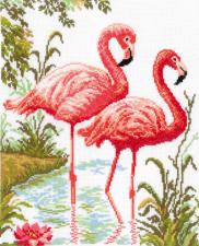 Фламинго. Размер - 26 х 31,5 см