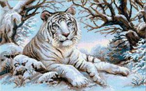Бенгальский тигр. Размер - 60 х 40 см.
